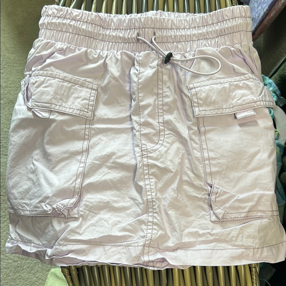 Wild Fable Purple Cargo Mini Skirt Casual